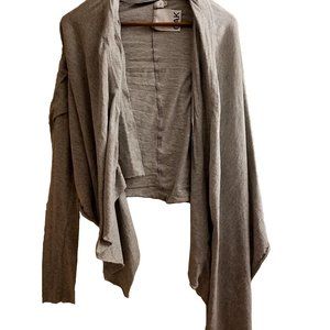 Oak NYC Light Grey Layered Cardigan